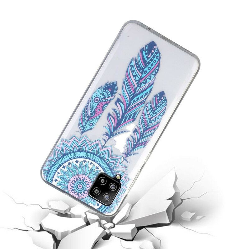 Kuori Samsung Galaxy A12 / M12 Dream Catcher Blue Feathers