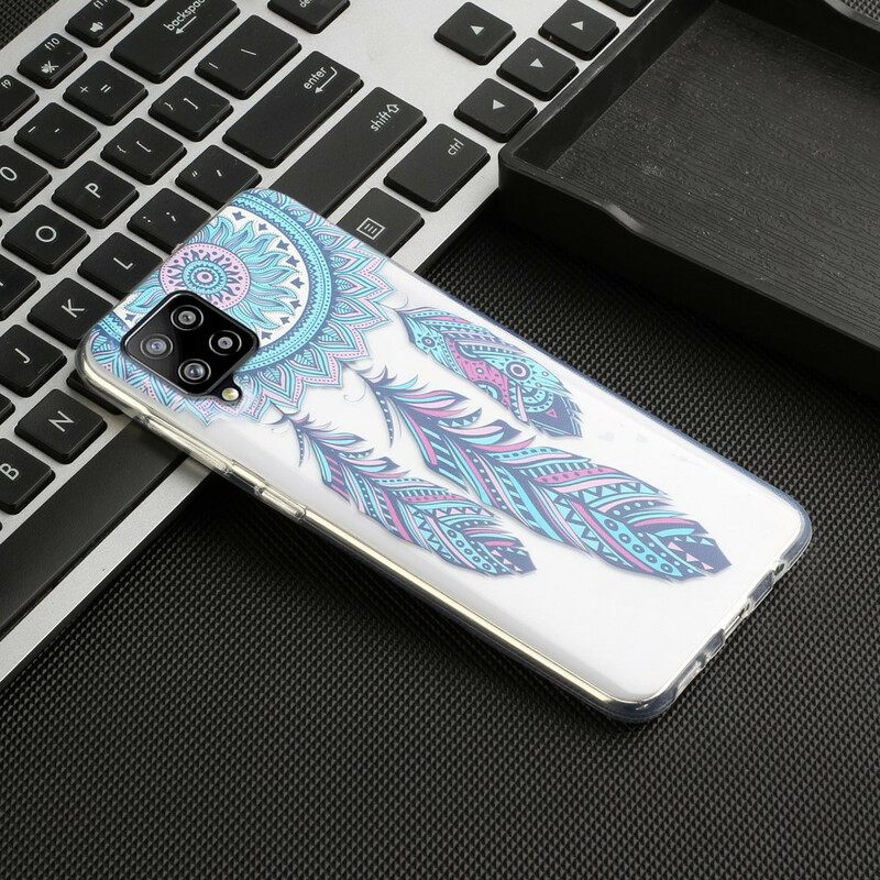 Kuori Samsung Galaxy A12 / M12 Dream Catcher Blue Feathers