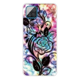 Kuori Samsung Galaxy A12 / M12 Flower Graphic