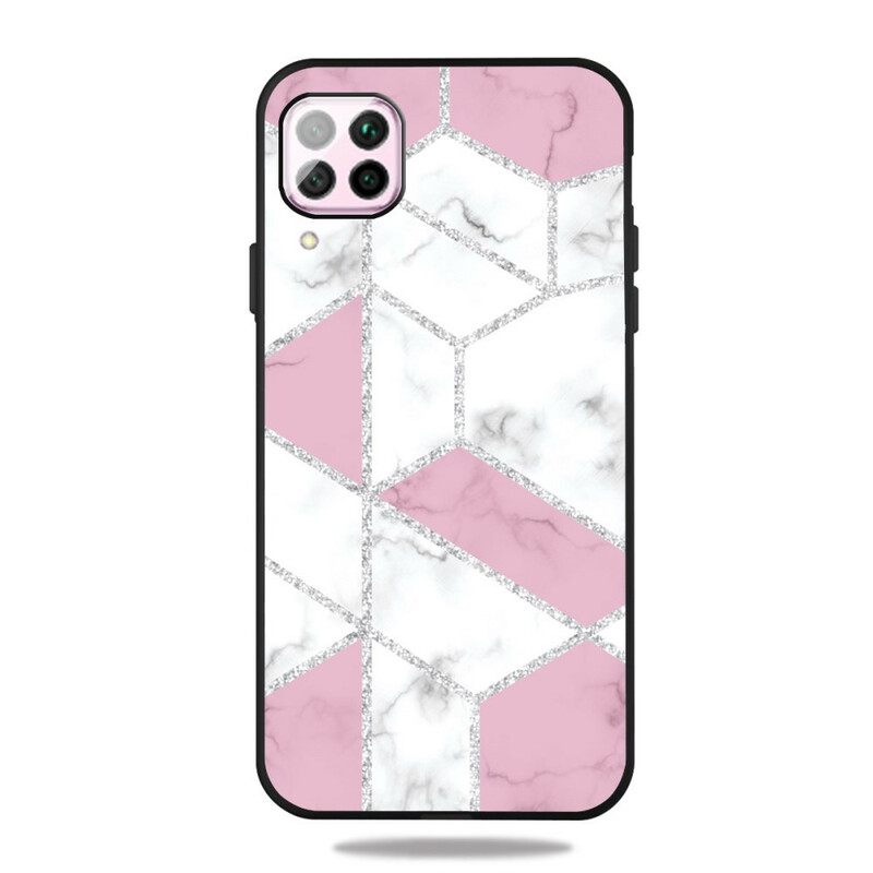 Kuori Samsung Galaxy A12 / M12 Glitter Marble