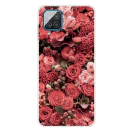 Kuori Samsung Galaxy A12 / M12 Intense Flowers