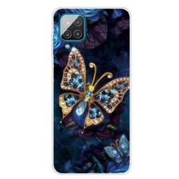 Kuori Samsung Galaxy A12 / M12 Luxury Butterfly