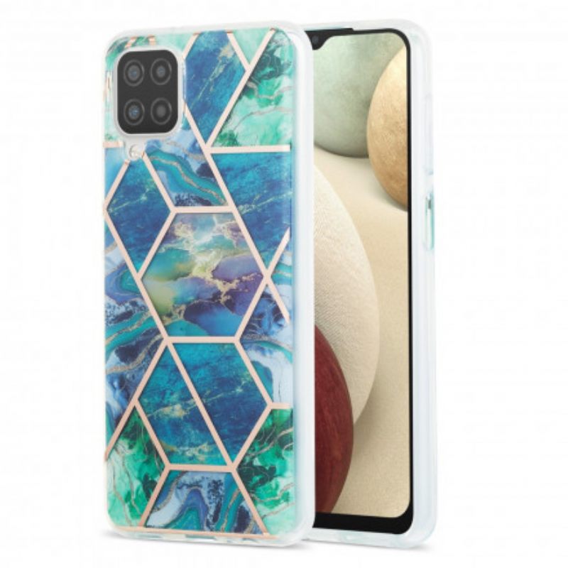 Kuori Samsung Galaxy A12 / M12 Marble Design Ultra