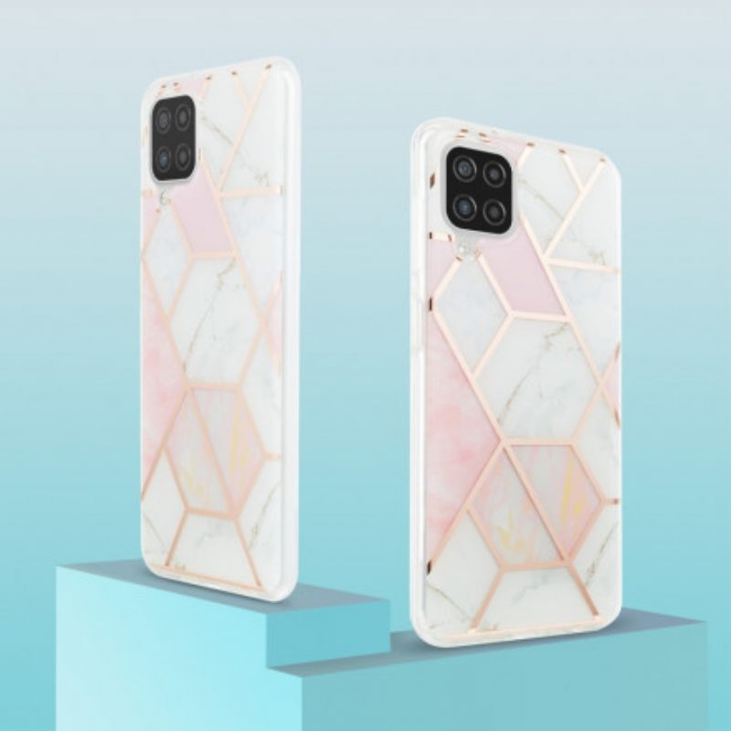 Kuori Samsung Galaxy A12 / M12 Marble Design Ultra