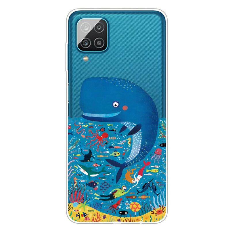 Kuori Samsung Galaxy A12 / M12 Marine World