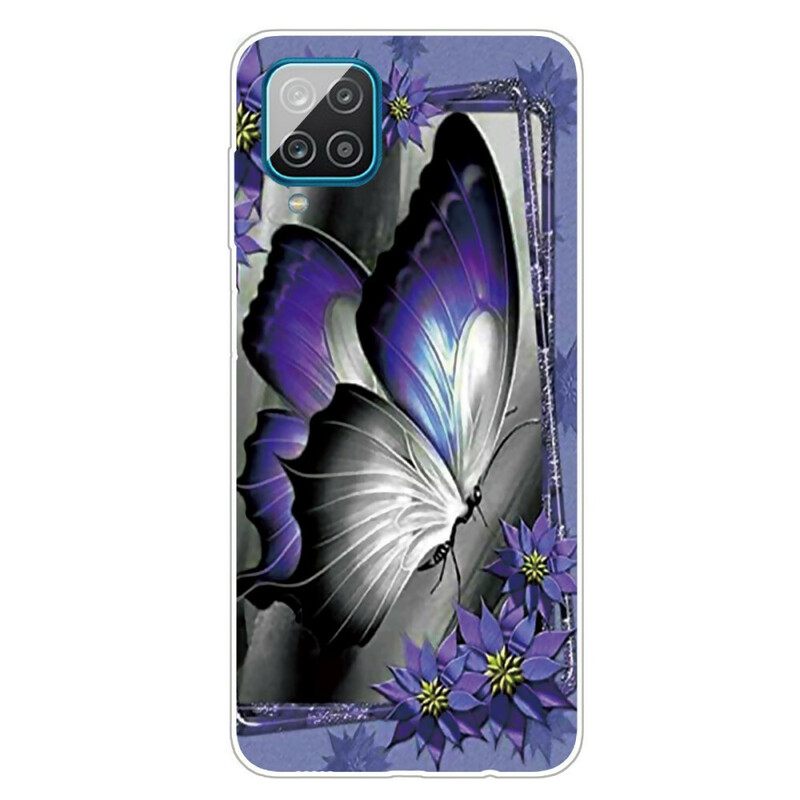 Kuori Samsung Galaxy A12 / M12 Royal Butterfly