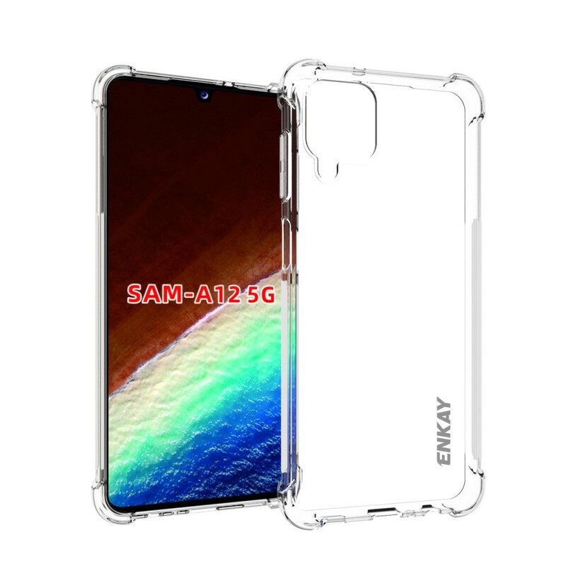 Kuori Samsung Galaxy A12 / M12 Transparent Enkay