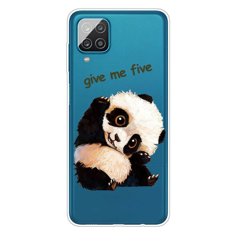 Kuori Samsung Galaxy A12 / M12 Transparent Panda Anna Minulle Viisi