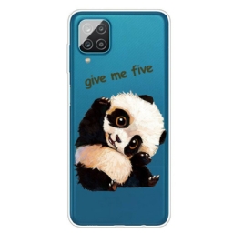 Kuori Samsung Galaxy A12 / M12 Transparent Panda Anna Minulle Viisi