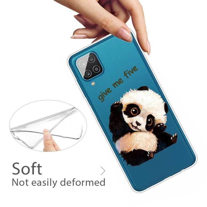 Kuori Samsung Galaxy A12 / M12 Transparent Panda Anna Minulle Viisi