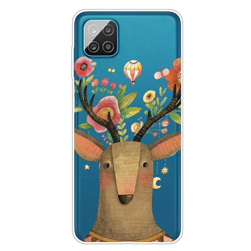 Kuori Samsung Galaxy A12 / M12 Tribal Deer