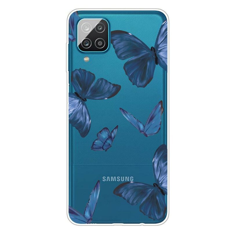 Kuori Samsung Galaxy A12 / M12 Wild Butterflies