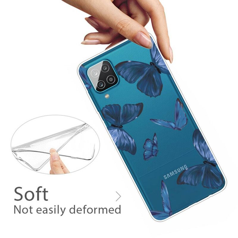 Kuori Samsung Galaxy A12 / M12 Wild Butterflies