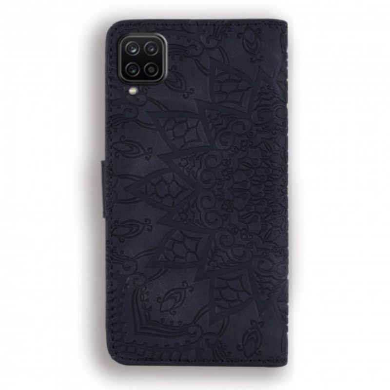 Nahkakotelo Samsung Galaxy A12 / M12 Mandala Print