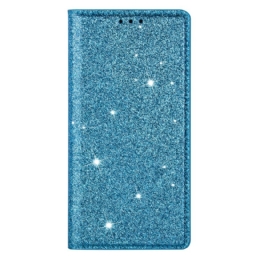 Nahkakotelo Samsung Galaxy A55 5g Glitteriä Suojakuori