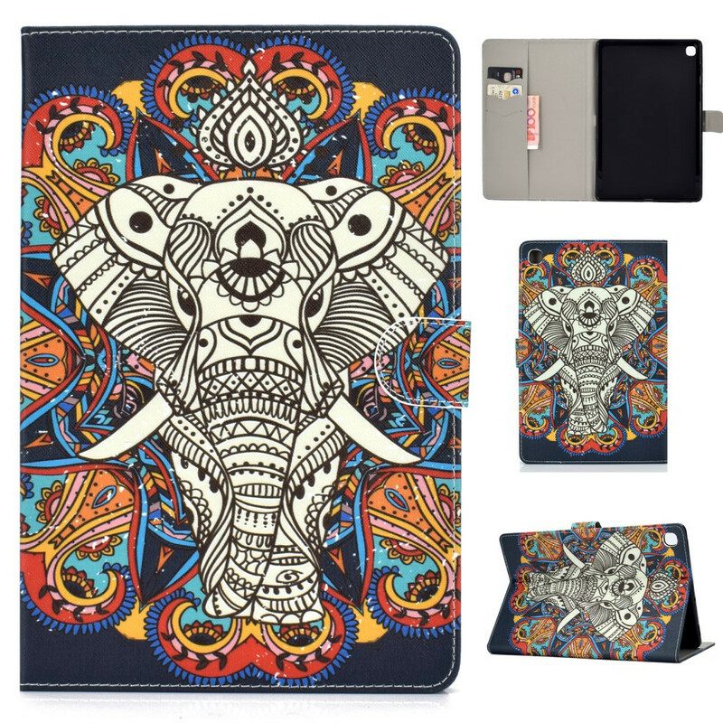 Flip Case Samsung Galaxy Tab A 10.1 (2019) Elephant Art