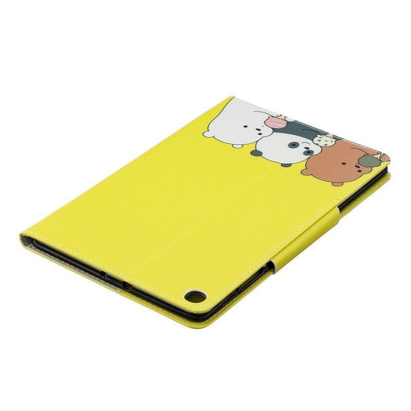 Kotelot Samsung Galaxy Tab A 10.1 (2019) Bear And Panda Femoir Design