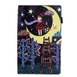 Kotelot Samsung Galaxy Tab A 10.1 (2019) Girl In The Moon