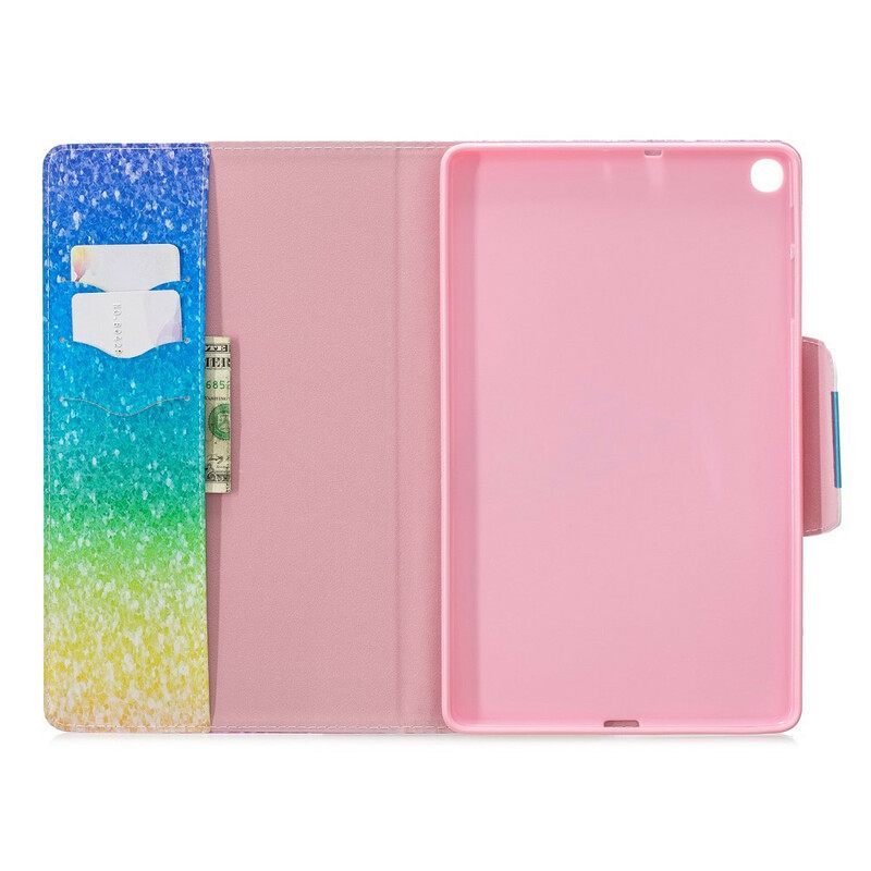 Kotelot Samsung Galaxy Tab A 10.1 (2019) Glitter Femoir Design