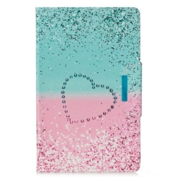 Kotelot Samsung Galaxy Tab A 10.1 (2019) Heart Sequin Femoir Design