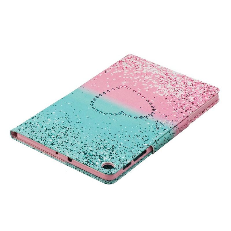 Kotelot Samsung Galaxy Tab A 10.1 (2019) Heart Sequin Femoir Design