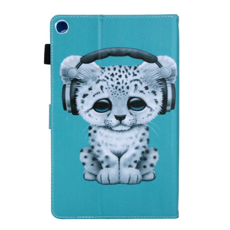 Kotelot Samsung Galaxy Tab A 10.1 (2019) Leopard Music