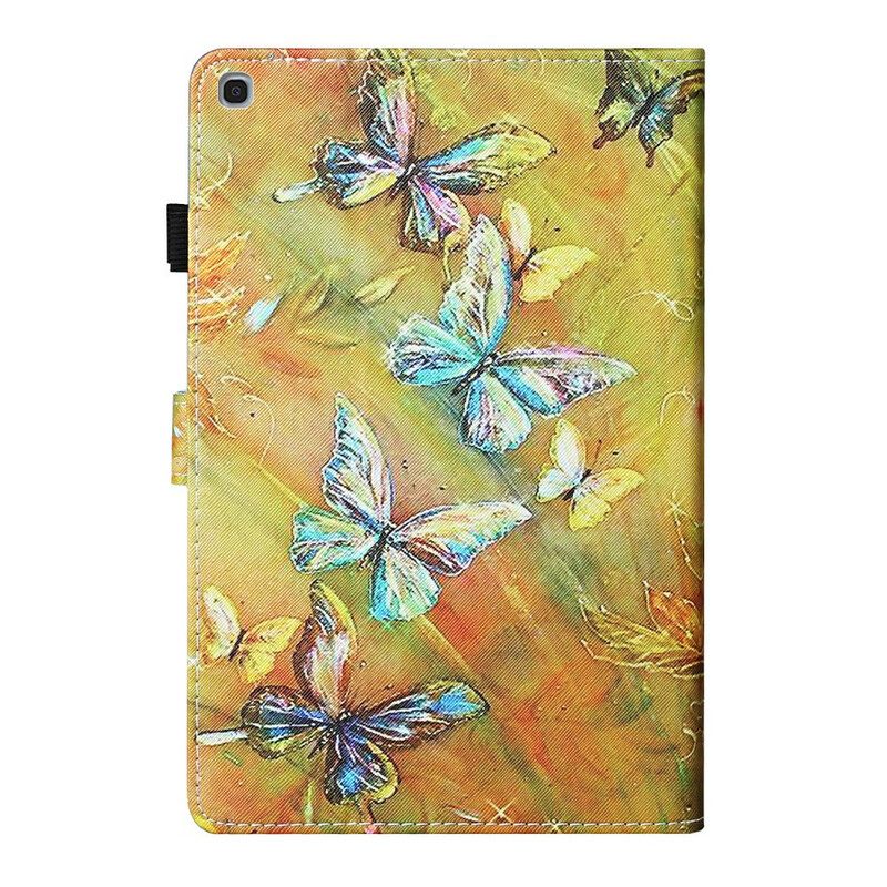 Kotelot Samsung Galaxy Tab A 10.1 (2019) Painted Butterflies