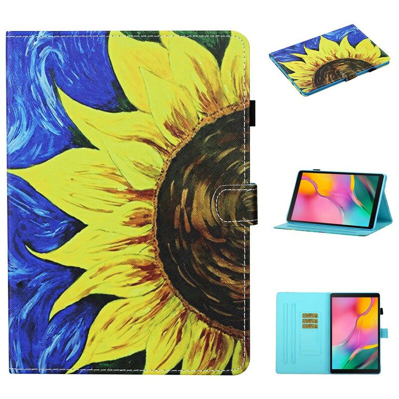 Kotelot Samsung Galaxy Tab A 10.1 (2019) Painted Sunflower