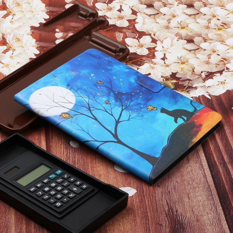 Kotelot Samsung Galaxy Tab A 10.1 (2019) Puu Kuuhun Ja Aurinkoon