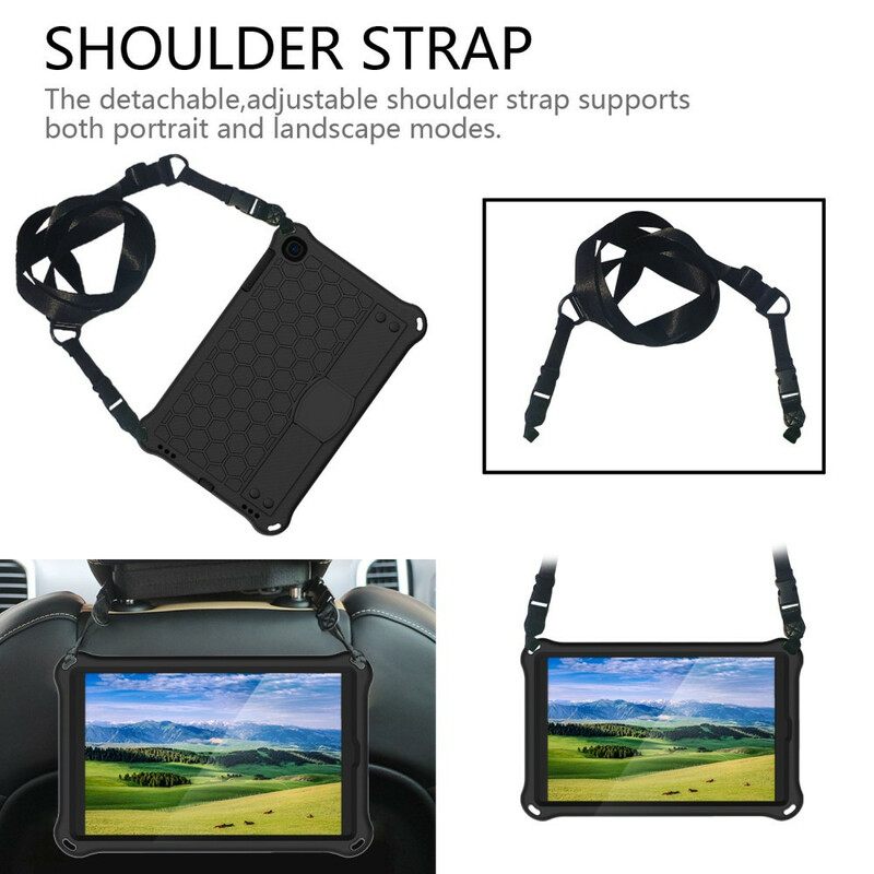 Kuori Samsung Galaxy Tab A 10.1 (2019) Strap-support Ja Olkahihna