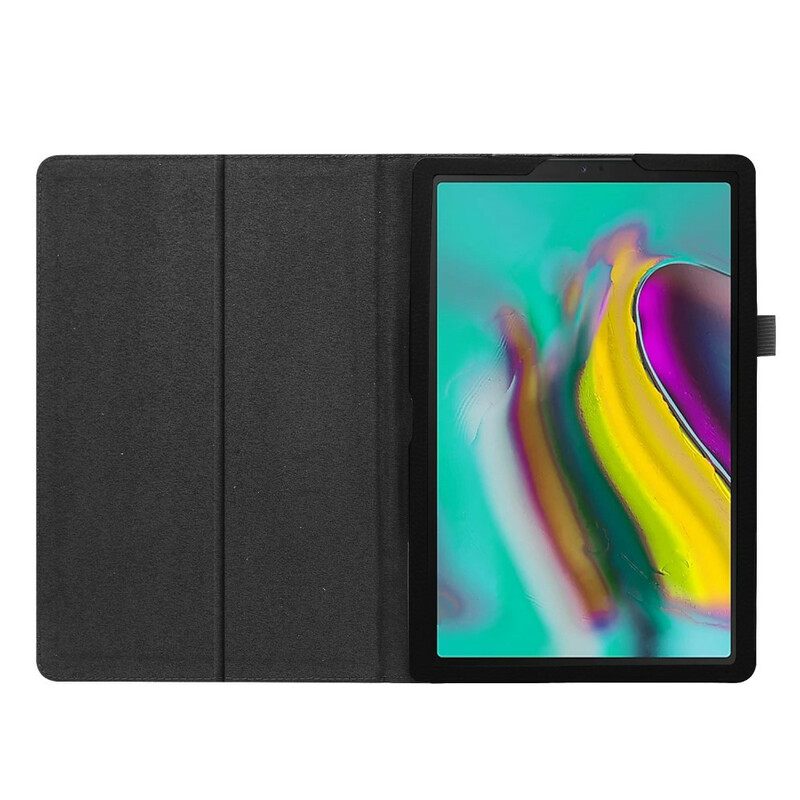 Nahkakotelo Samsung Galaxy Tab A 10.1 (2019) 2 Litchi Tekonahkaläpät