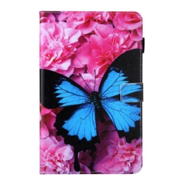 Nahkakotelo Samsung Galaxy Tab A 10.1 (2019) Floral Butterfly