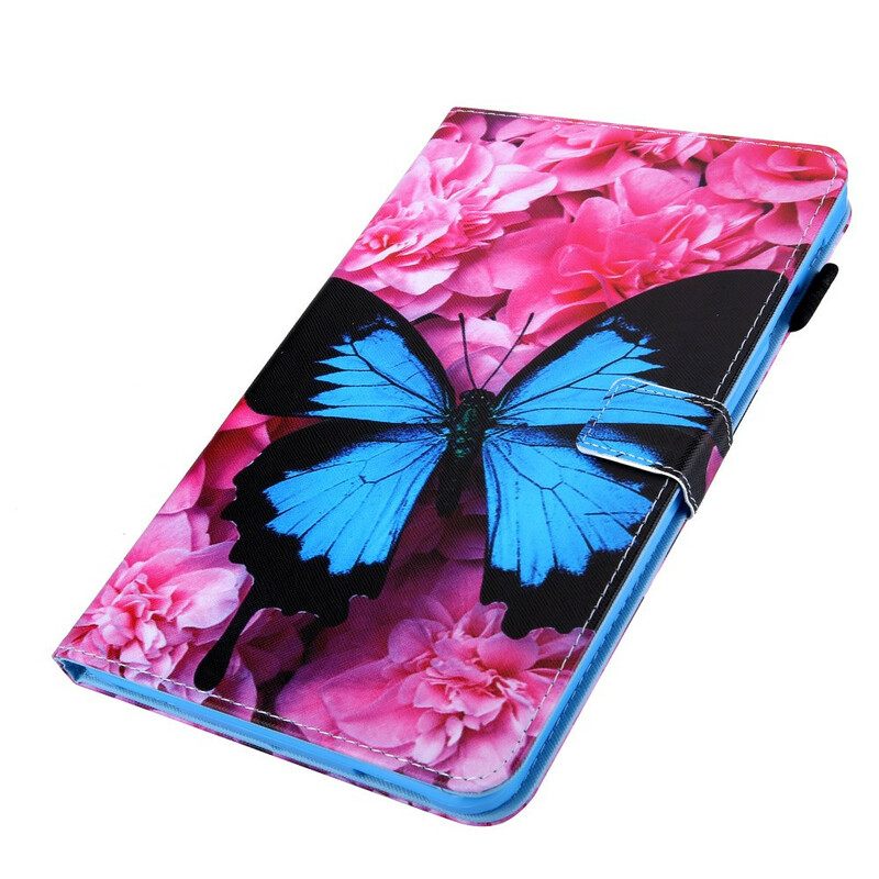 Nahkakotelo Samsung Galaxy Tab A 10.1 (2019) Floral Butterfly