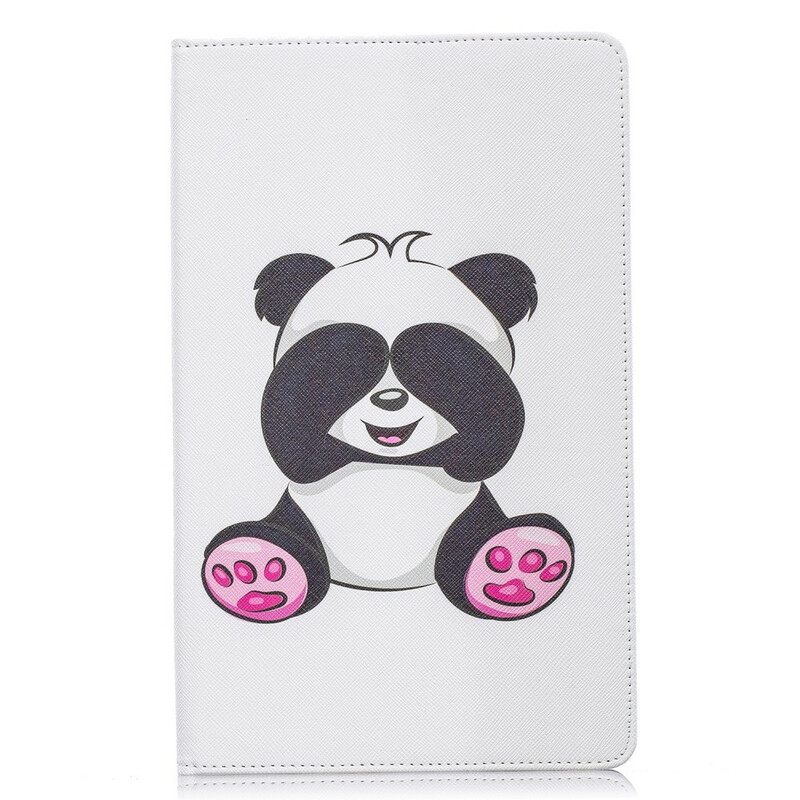 Nahkakuori Samsung Galaxy Tab A 10.1 (2019) Panda Hauskaa