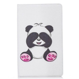 Nahkakuori Samsung Galaxy Tab A 10.1 (2019) Panda Hauskaa