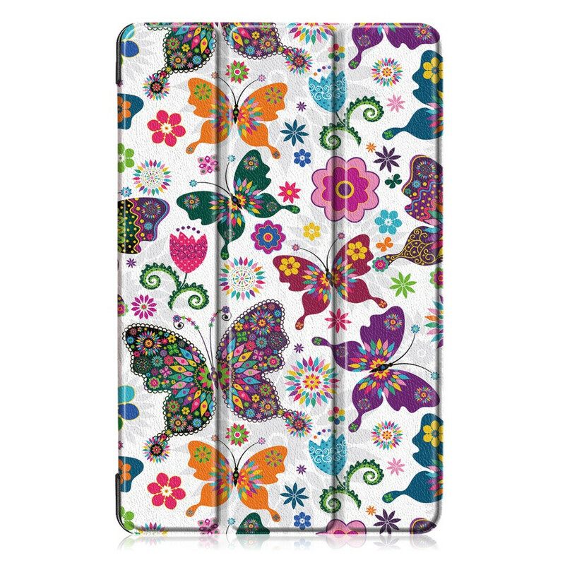 Puhelinkuoret Samsung Galaxy Tab A 10.1 (2019) Enhanced Butterflies And Flowers