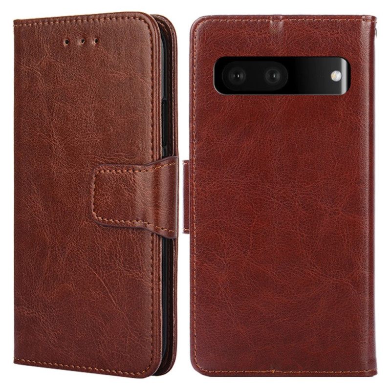 Flip Case Google Pixel 7 Faux Leather Vintage