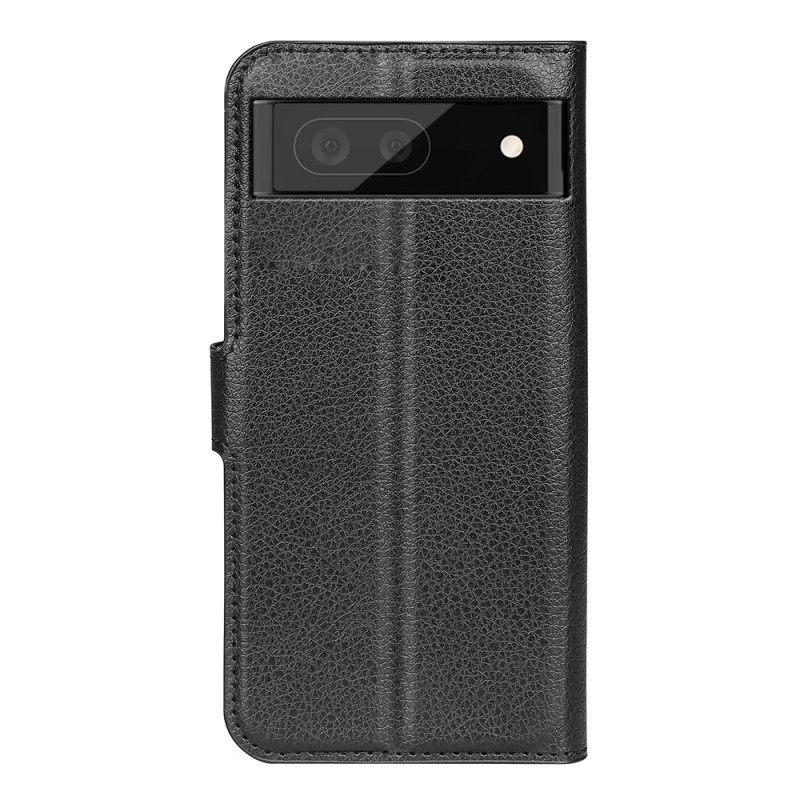 Kotelot Google Pixel 7 Classic Litchi Faux Leather