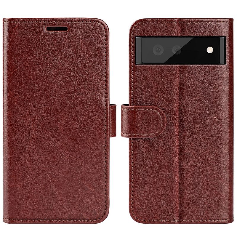 Kotelot Google Pixel 7 Faux Leather Retro