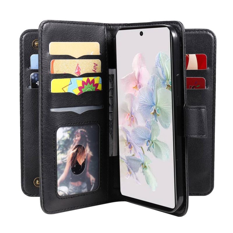 Kotelot Google Pixel 7 Multi-functional 10 Card Holder