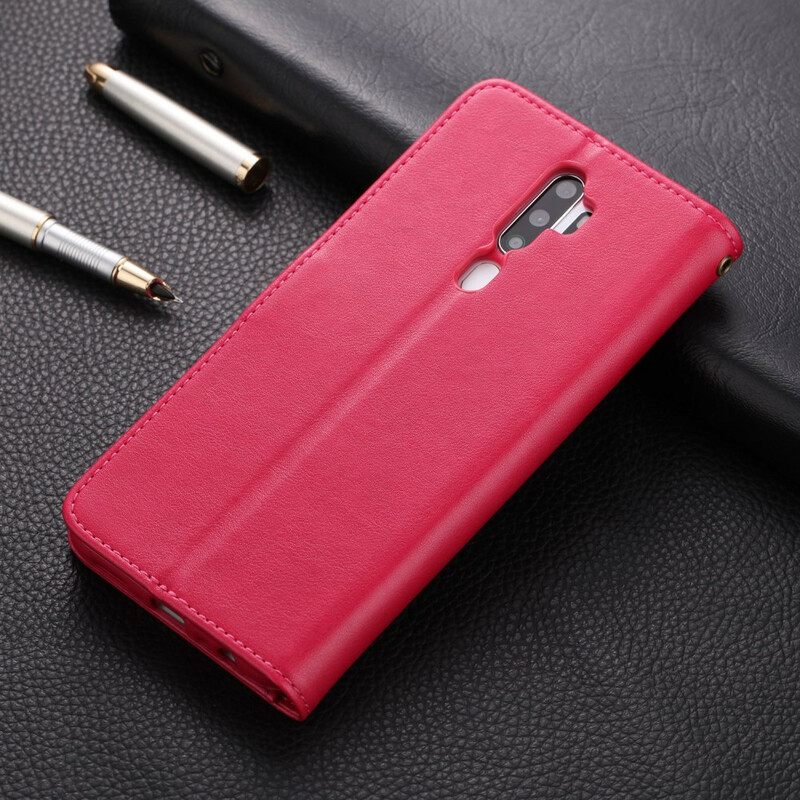 Flip Case Oppo A9 2020 / A5 2020 Azns Nahkaefekti