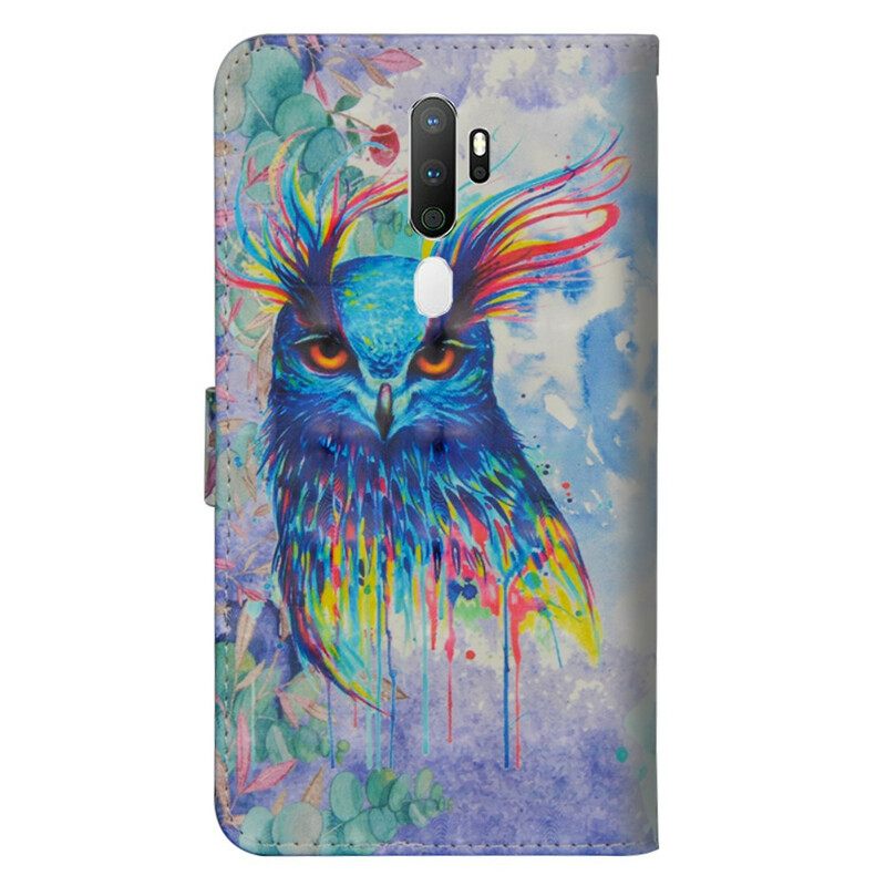 Flip Case Oppo A9 2020 / A5 2020 Bird Watercolour