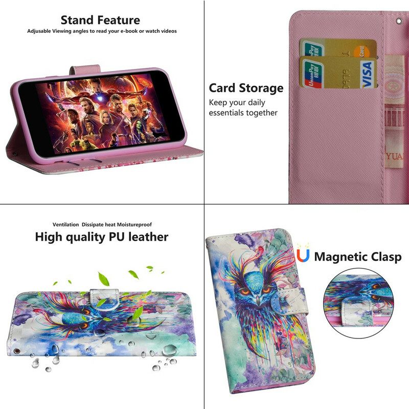 Flip Case Oppo A9 2020 / A5 2020 Bird Watercolour