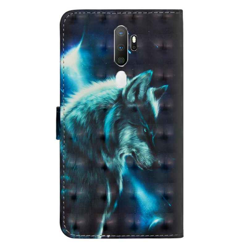 Flip Case Oppo A9 2020 / A5 2020 Majestic Wolf