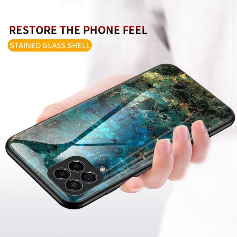 Case Samsung Galaxy M33 5G Marble Tempered Glass