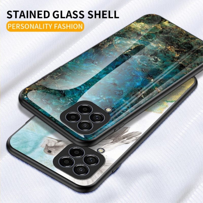 Case Samsung Galaxy M33 5G Marble Tempered Glass