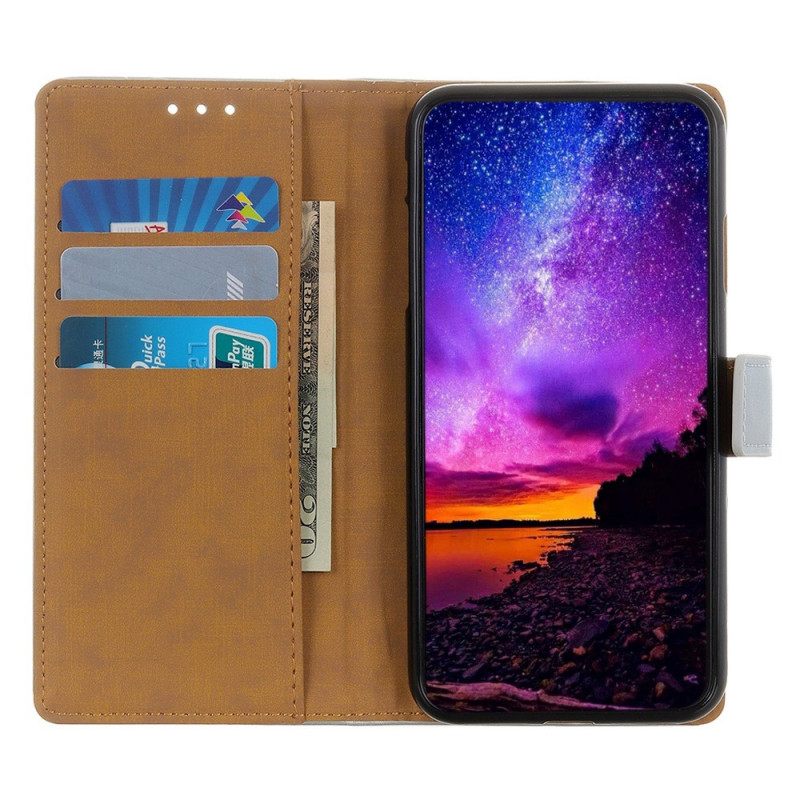 Flip Case Samsung Galaxy M33 5G Yksinkertainen Nahkatyyli