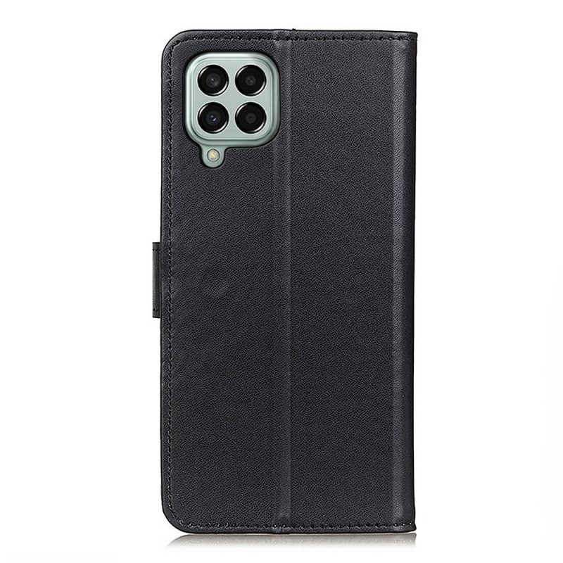 Flip Case Samsung Galaxy M33 5G Yksinkertainen Nahkatyyli