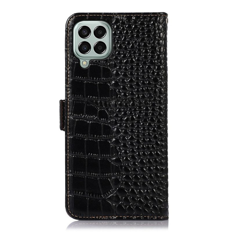 Kotelot Samsung Galaxy M33 5G Crocodile Style Rfid