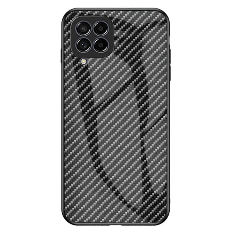 Kuori Samsung Galaxy M33 5G Carbon Fiber Karkaistu Lasi